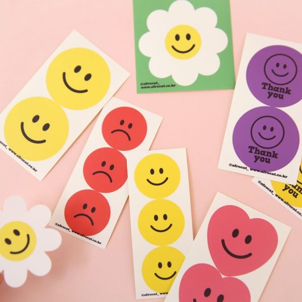 cliente feliz_afrocat smile sticker