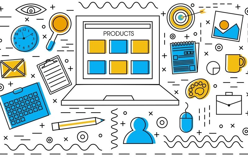 UX and UI design Infographic elements for Business.
